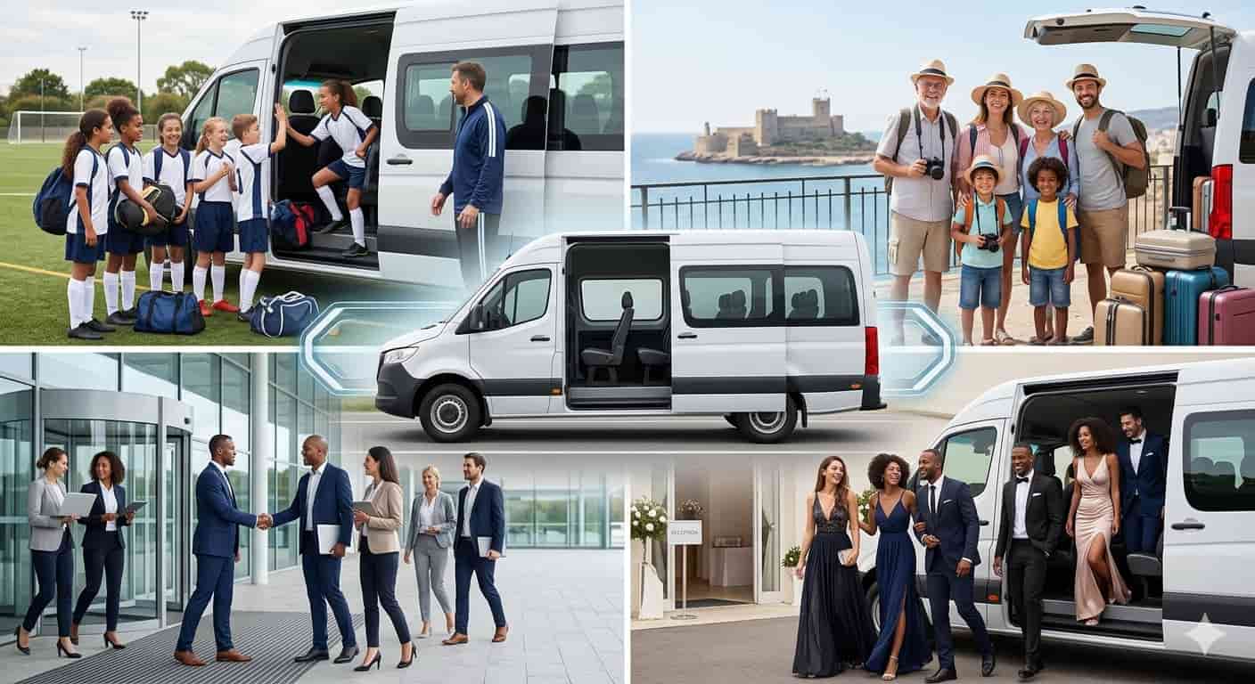 What Types of Groups Usually Book 16-Seater Minibuses?